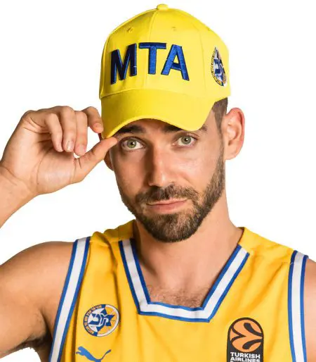 Maccabi Yellow adjustable hat