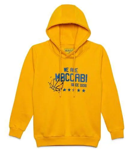 Kids Yellow 'Stars' Yellow Pullover Hoodie