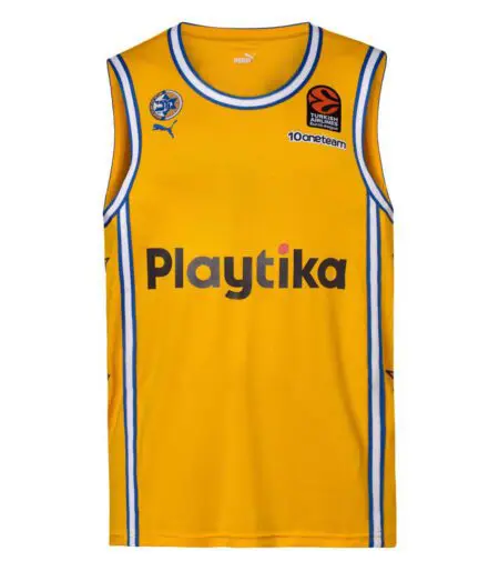 Yellow Adult Replica Game Jersey 2021-22