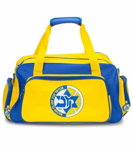 Maccabi yellow and blue training bag