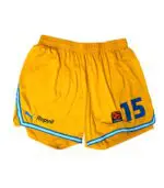 מכנסי משחק Game Worn יורוליג צהובים ג'ייק כהן