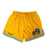 מכנסי משחק Game Worn יורוליג צהובים רומן סורקין