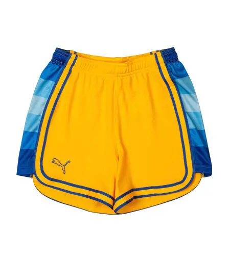 Official Kids Yellow Game Shorts 2023-24