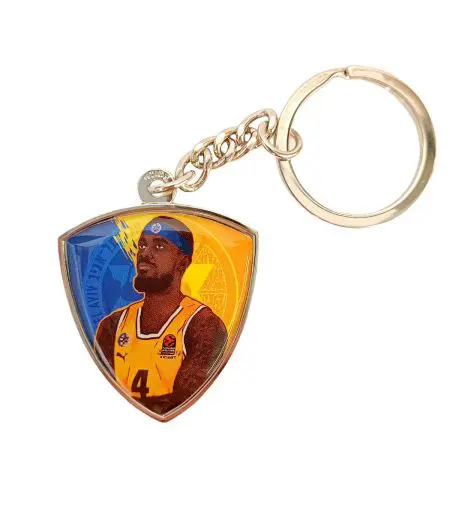 Maccabi Lorezno Brown Keychain