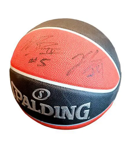 Badlwin & Brown Signed Replica Euroleague TF-500 Basketball