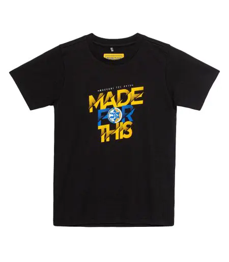 MTA Puma Kids Black 'MADE FOR THIS' T-Shirt