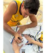 Adult Yellow Game Jersey 2024-25 Signed By John Dibartolomeo