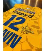 Adult Yellow Game Jersey 2024-25 Signed By John Dibartolomeo