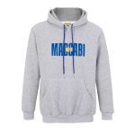 Grey Logo Retro Hoodie Adults