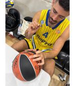SPALDING TF-1000 Basketball Signed By Maccabi Tel Aviv Players SPALDING TF-1000 Basketball Signed By Maccabi Tel Aviv Players