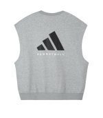 גופייה אופנתית BASKETBALL אפורה בוגרים adidas 2026-27 גופייה אופנתית BASKETBALL אפורה בוגרים adidas 2026-27