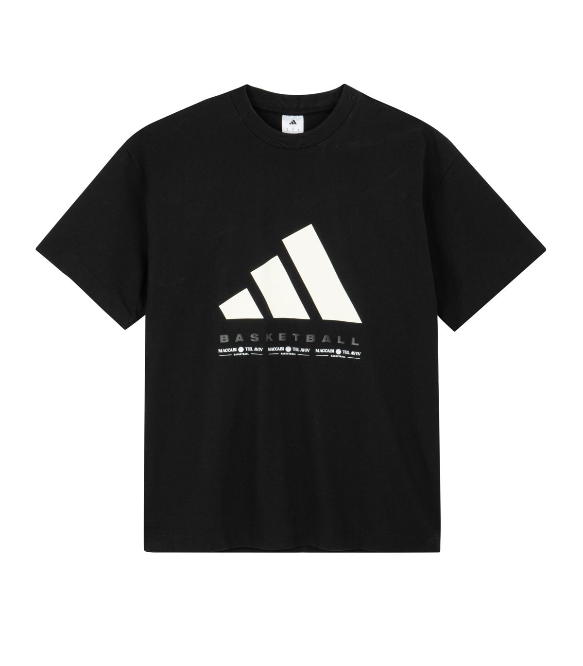 טי שירט אופנתית BASKETBALL שחורה בוגרים adidas 2026-27 טי שירט אופנתית BASKETBALL שחורה בוגרים adidas 2026-27