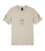 טי שירט ZNE בז׳ בוגרים adidas 2026-27 טי שירט ZNE בז׳ בוגרים adidas 2026-27