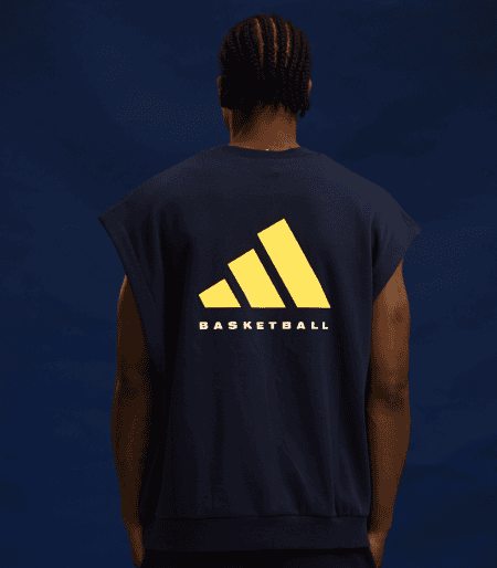 גופייה אופנתית BASKETBALL כחול נייבי בוגרים adidas 2026-27 גופייה אופנתית BASKETBALL כחול נייבי בוגרים adidas 2026-27
