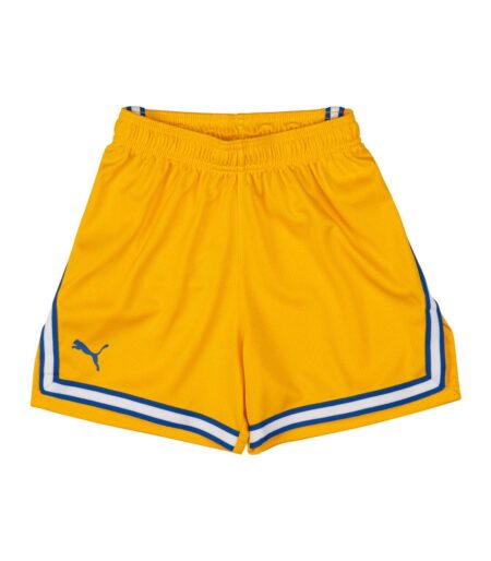 Official kids yellow game shorts 2022-23