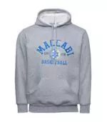 קפוצ'ון MTA אפור MACCABI BASKETBALL מבוגרים