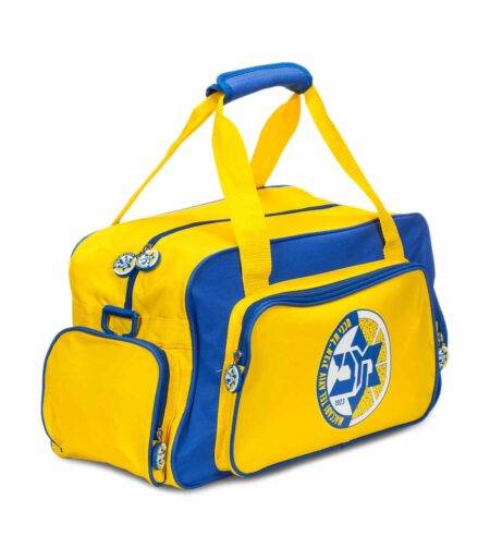 Maccabi yellow and blue training bag