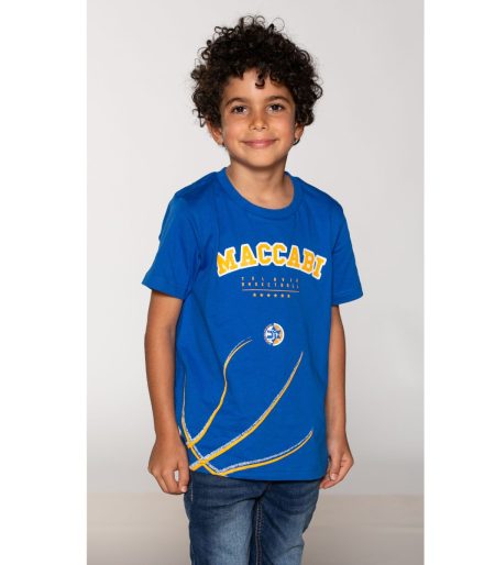 MTA Puma Kids Blue 'BASKETBALL' T-Shirt 2024-25