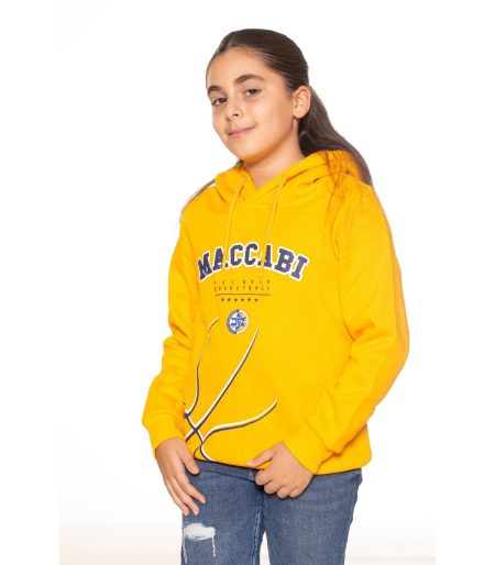 MTA Puma Kids 'BASKETBALL' Yellow Hoodie 2024-25