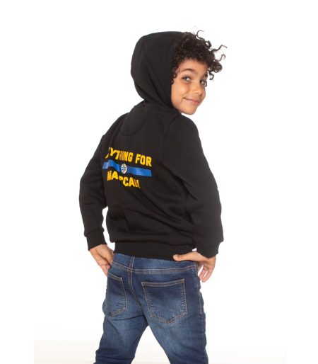 MTA Puma Kids 'ANYTING FOR MACCABI' Black Jacket 2024-25