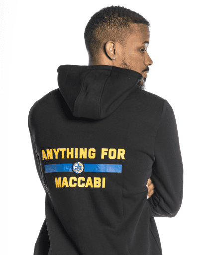 MTA Puma Adult 'ANYTHING FOR MACCABI' Black Jacket 23-24