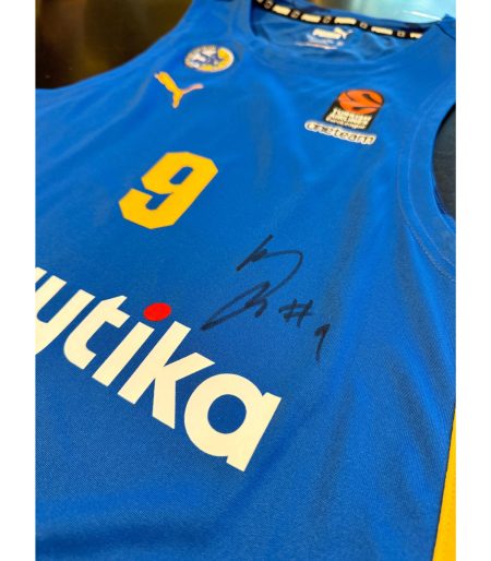 Kids Blue Game Jersey 2024-25 Signed By Roman Sorkin