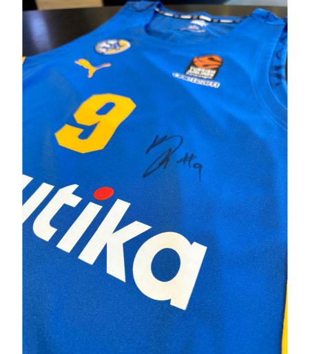 Adult Blue Game Jersey 2024-25 Signed By Roman Sorkin