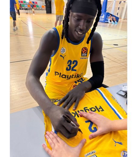 Adult Yellow Game Jersey 2024-25 Signed By Wenyen Gabriel