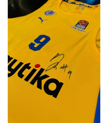 Kids Yellow Game Jersey 2024-25 Signed By Roman Sorkin