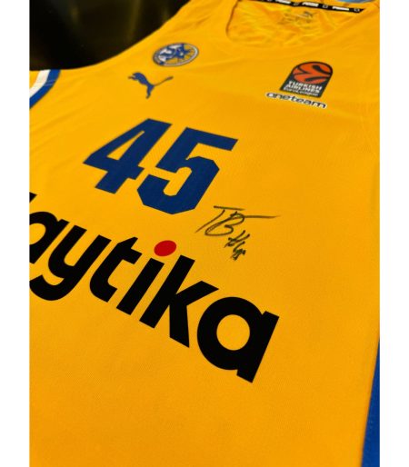 Adult Yellow Game Jersey 2024-25 Signed By Tamir Blatt