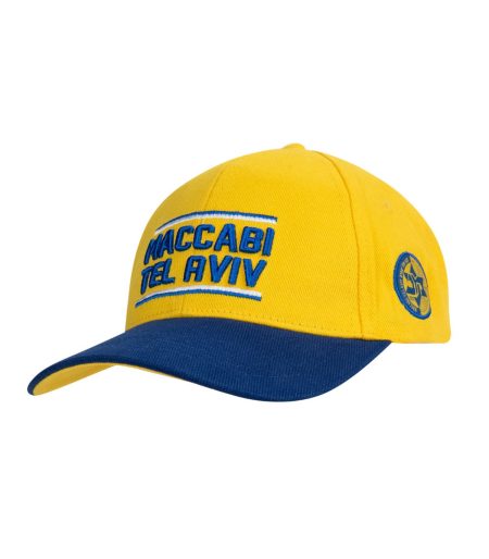 כובע מצחייה MACCABI TEL AVIV צהוב כחול