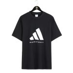 חולצה אופנתי-כדורסל ADIDAS BASKETBALL שחור בוגרים 2025-26