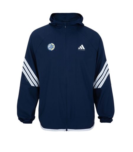 ג'קט עלייה למגרש ADIDAS כחול נייבי בוגרים 2025-26