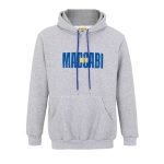 Grey Logo Retro Hoodie Adults