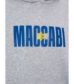 קפוצ'ון MACCABI לוגו רטרו אפור בוגרים