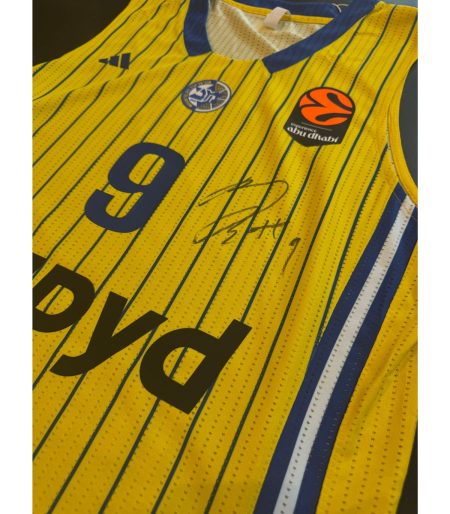 ADIDAS Yellow Jersey 2025-26 Signed By Roman Sorkin