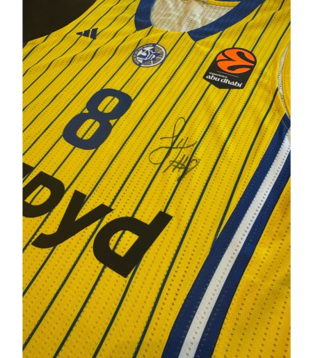 ADIDAS Yellow Jersey 2025-26 Signed By Lonnie Walker