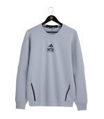ADIDAS Gray Cotton Sweatshirt ADIDAS Gray Cotton Sweatshirt