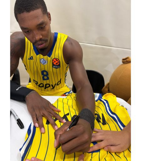 ADIDAS Yellow Jersey 2025-26 Signed By Lonnie Walker