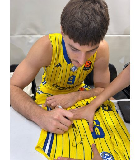 ADIDAS Yellow Jersey 2025-26 Signed By Roman Sorkin