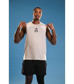 ADIDAS Grey Cotton Tank Top ADIDAS Grey Cotton Tank Top