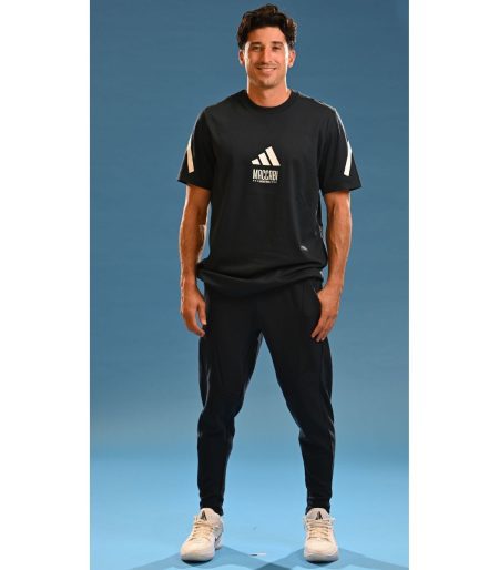 ADIDAS Grayish Blue Cotton Long Pants ADIDAS Grayish Blue Cotton Long Pants