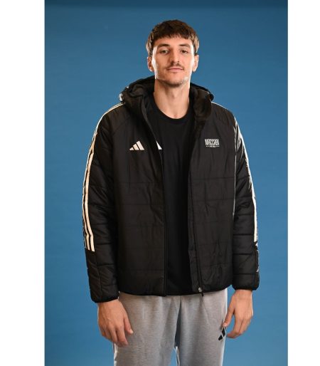 מעיל נסיעות ADIDAS שחור בוגרים 2025-26