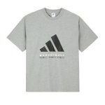 טי שירט אופנתית BASKETBALL לבנה בוגרים ADIDAS 2026-27