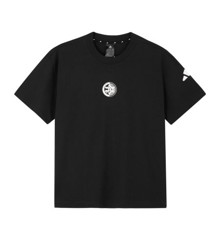 ADIDAS 2026-27 Adult Black Plain T-Shirt<br/><br/><br/>