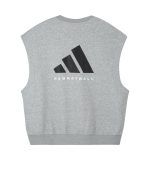 גופייה אופנתית BASKETBALL אפורה בוגרים ADIDAS 2026-27 גופייה אופנתית BASKETBALL אפורה בוגרים ADIDAS 2026-27
