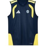 גופיית אימון שחורה לבנה בוגרים ADIDAS 2026-27