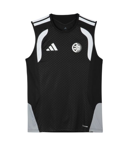 גופיית אימון שחורה לבנה בוגרים ADIDAS 2026-27