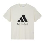 טי שירט אופנתית BASKETBALL שחורה בוגרים ADIDAS 2026-27