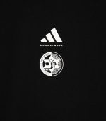 טי שירט אופנה חלקה שחורה בוגרים adidas 2026-27